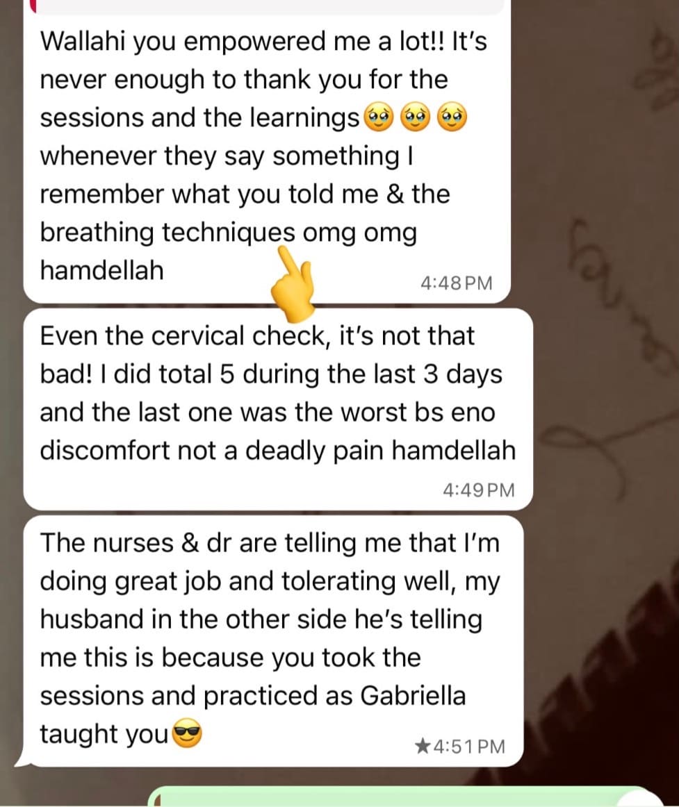 Message from a mother after breastfeeding support