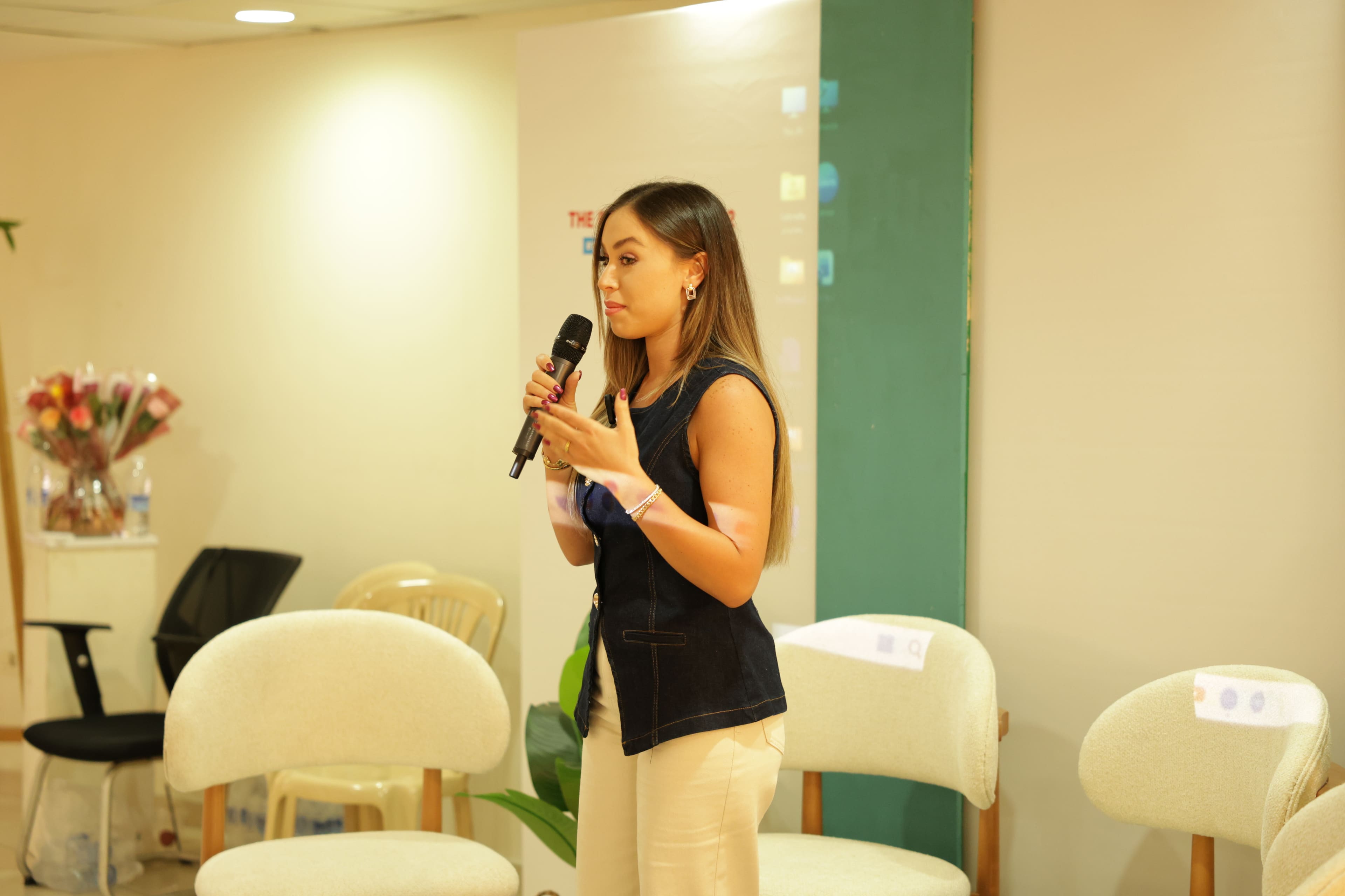 The Birth Gap Event, Antelias - women attending a talk on birth