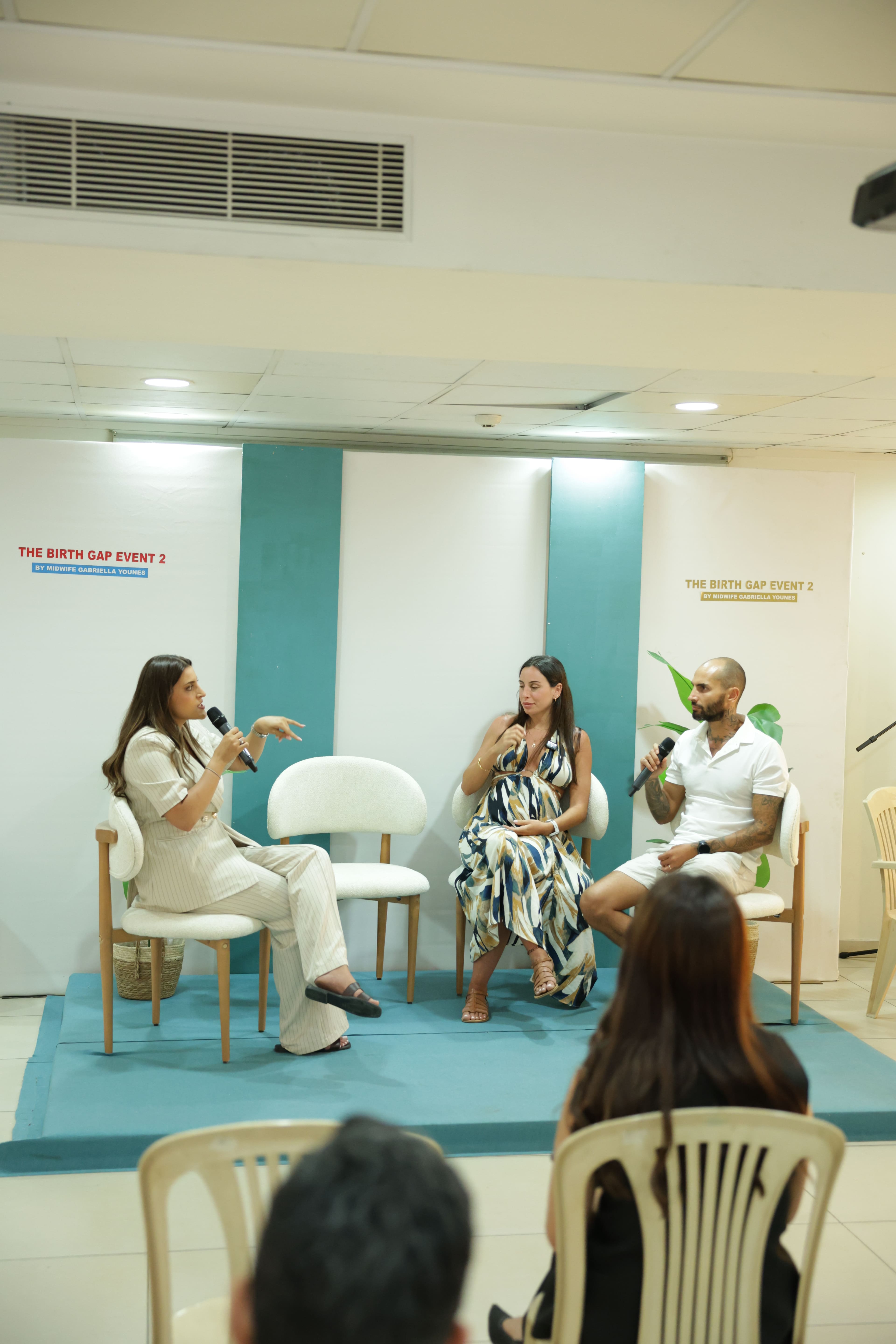 The Birth Gap Event, Antelias - women attending a talk on birth